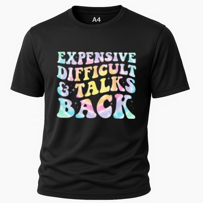 Expensive Difficult And Talks Back Groovy Women Mothers Day Performance Shirt