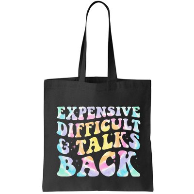 Expensive Difficult And Talks Back Groovy Women Mothers Day Bag