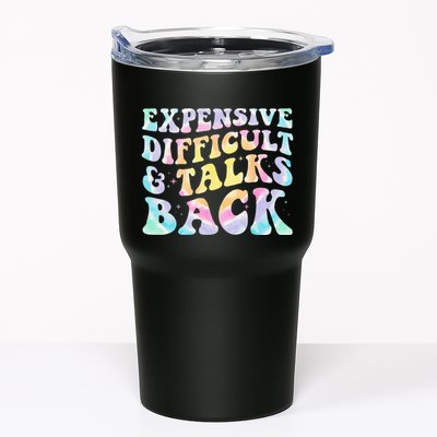 Expensive Difficult And Talks Back Groovy Women Mothers Day Tumbler