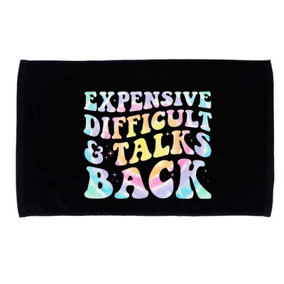 Expensive Difficult And Talks Back Groovy Women Mothers Day Microfiber Hand Towel