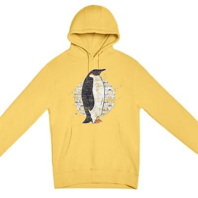 Earth Day Antarctic Animals Zoo Penguin Premium Pullover Hoodie