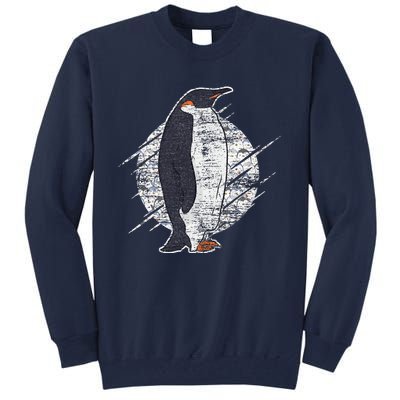 Earth Day Antarctic Animals Zoo Penguin Tall Sweatshirt