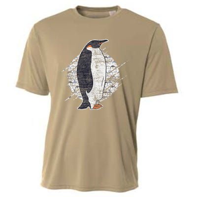 Earth Day Antarctic Animals Zoo Penguin Cooling Performance Crew T-Shirt