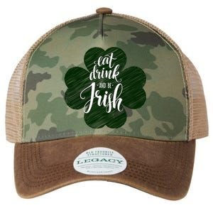 Eat Drink And Be Irish Saint Patricks Legacy Tie Dye Trucker Hat