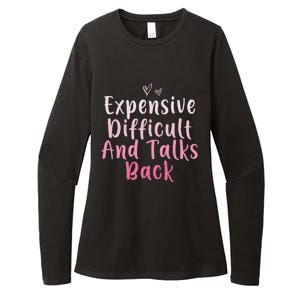 Expensive Difficult And Talks Back Mothers Day Mom Heart Womens CVC Long Sleeve Shirt