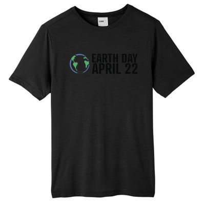 Earth Day April 22 Climate Change Global Warming Tall Fusion ChromaSoft Performance T-Shirt