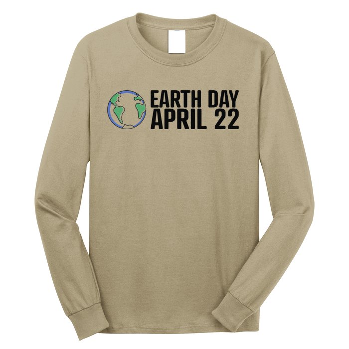 Earth Day April 22 Climate Change Global Warming Long Sleeve Shirt