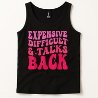 Expensive Difficult And Talks Back Funny Mother's Day Groovy Tank Top