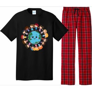 Earth Day Around Earth Advocate Nature Environt Gift Pajama Set