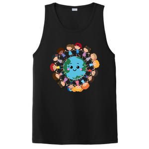 Earth Day Around Earth Advocate Nature Environt Gift PosiCharge Competitor Tank