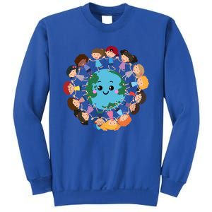 Earth Day Around Earth Advocate Nature Environt Gift Sweatshirt