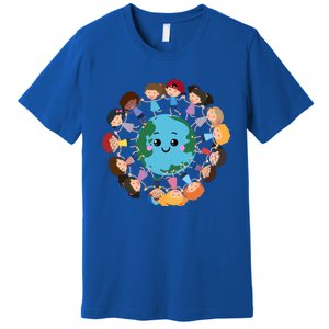 Earth Day Around Earth Advocate Nature Environt Gift Premium T-Shirt