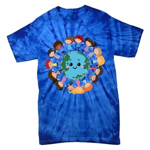 Earth Day Around Earth Advocate Nature Environt Gift Tie-Dye T-Shirt