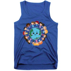 Earth Day Around Earth Advocate Nature Environt Gift Tank Top