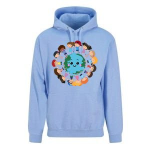 Earth Day Around Earth Advocate Nature Environt Gift Unisex Surf Hoodie