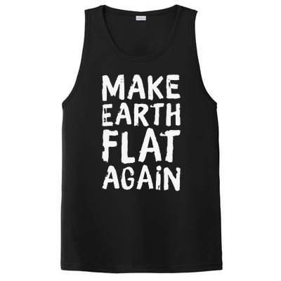 Earth Day April 22 Fun Make Earth Flat Again PosiCharge Competitor Tank