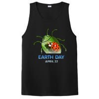 Earth Day April 22 Ladybug Silhouette Gift Cute PosiCharge Competitor Tank