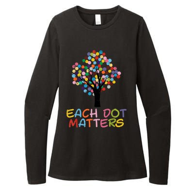 Each Dot Art Matters Tree Dots Day Womens CVC Long Sleeve Shirt