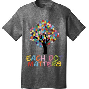 Each Dot Art Matters Tree Dots Day T-Shirt