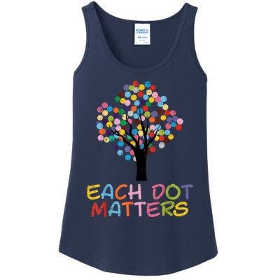 Each Dot Art Matters Tree Dots Day Ladies Essential Tank