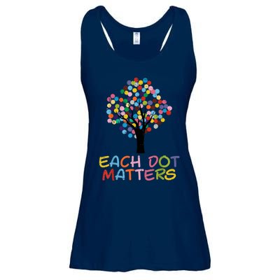 Each Dot Art Matters Tree Dots Day Ladies Essential Flowy Tank