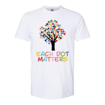 Each Dot Art Matters Tree Dots Day Softstyle® CVC T-Shirt