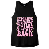 Expensive Difficult And Talks Back Ladies PosiCharge Tri-Blend Wicking Tank