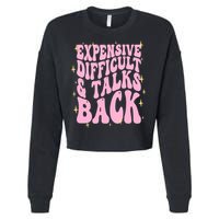 Expensive Difficult And Talks Back Cropped Pullover Crew