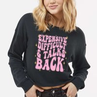 Expensive Difficult And Talks Back Cropped Pullover Crew