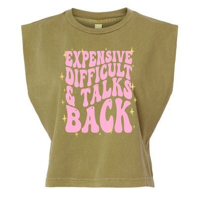 Expensive Difficult And Talks Back Garment-Dyed Women's Muscle Tee
