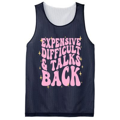 Expensive Difficult And Talks Back Mesh Reversible Basketball Jersey Tank