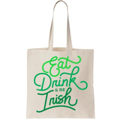 Eat Drink And Be Irish Festive St Patrick's Day Bag