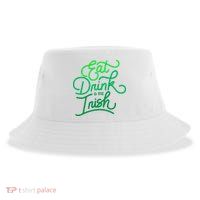 Eat Drink And Be Irish Festive St Patrick's Day Sustainable Bucket Hat