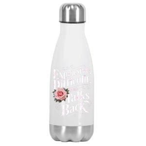 Expensive Difficult And Talks Back Mothers Day 2024 Mom Mama Gift Stainless Steel Insulated Water Bottle