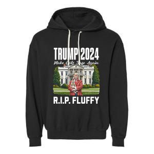 Express Delivery Available Trump 2024 Election Garment-Dyed Fleece Hoodie