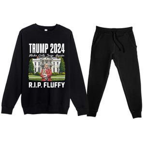 Express Delivery Available Trump 2024 Election Premium Crewneck Sweatsuit Set