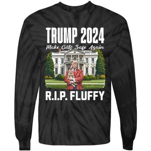 Express Delivery Available Trump 2024 Election Tie-Dye Long Sleeve Shirt