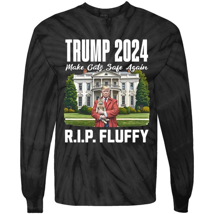 Express Delivery Available Trump 2024 Election Tie-Dye Long Sleeve Shirt