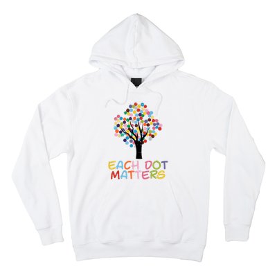 Each Dot Art Matters Tree Dots Day Girl Boy Hoodie