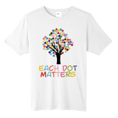 Each Dot Art Matters Tree Dots Day Girl Boy Tall Fusion ChromaSoft Performance T-Shirt