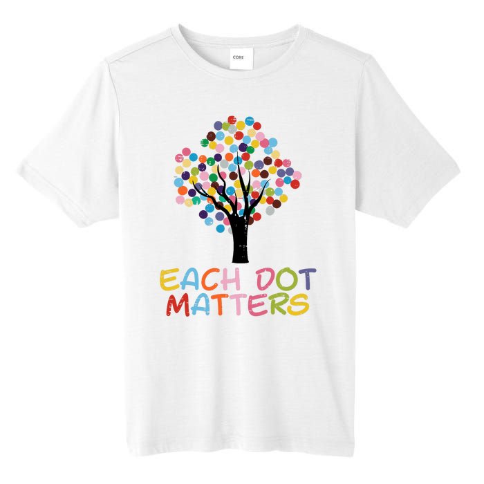 Each Dot Art Matters Tree Dots Day Girl Boy Tall Fusion ChromaSoft Performance T-Shirt