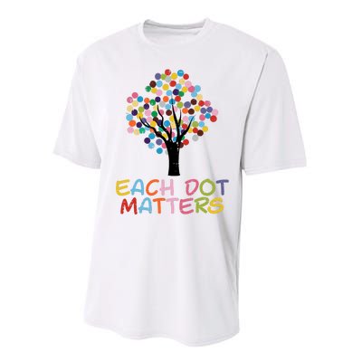 Each Dot Art Matters Tree Dots Day Girl Boy Performance Sprint T-Shirt