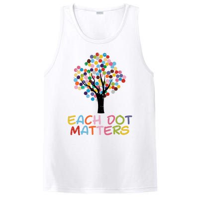 Each Dot Art Matters Tree Dots Day Girl Boy PosiCharge Competitor Tank