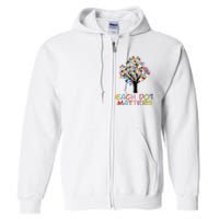 Each Dot Art Matters Tree Dots Day Girl Boy Full Zip Hoodie