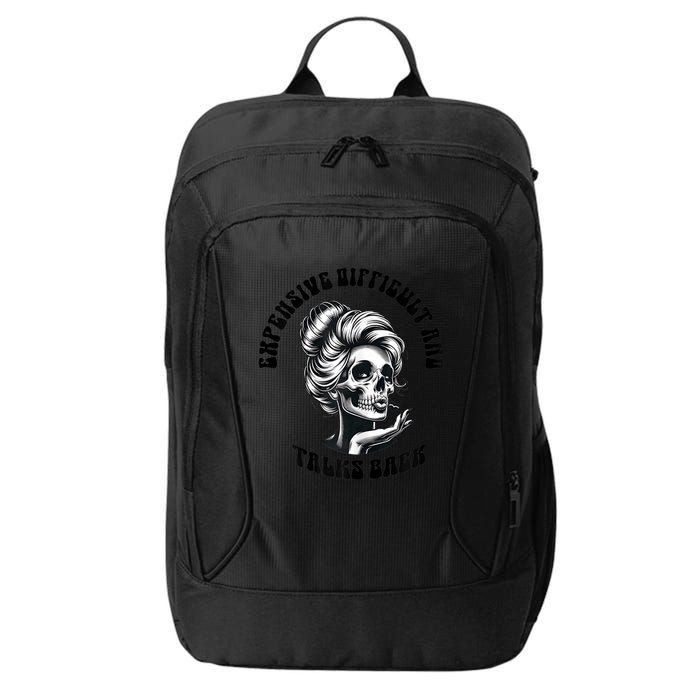 Expensive Difficult And Talks Back Messy Bun Mothers Day City Backpack