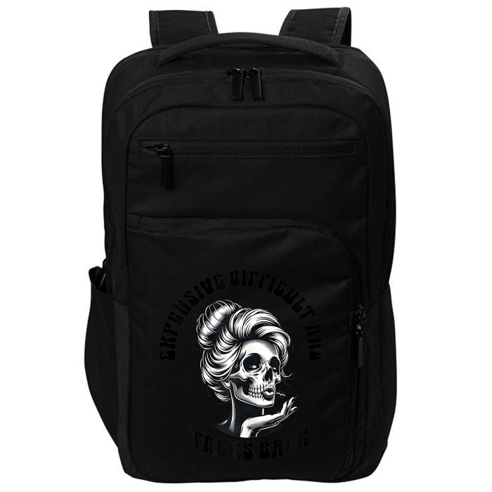 Expensive Difficult And Talks Back Messy Bun Mothers Day Impact Tech Backpack