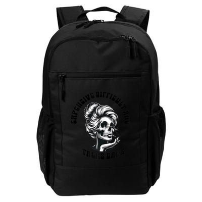 Expensive Difficult And Talks Back Messy Bun Mothers Day Backpack
