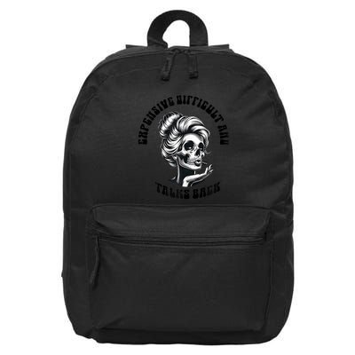 Expensive Difficult And Talks Back Messy Bun Mothers Day 16 in Basic Backpack