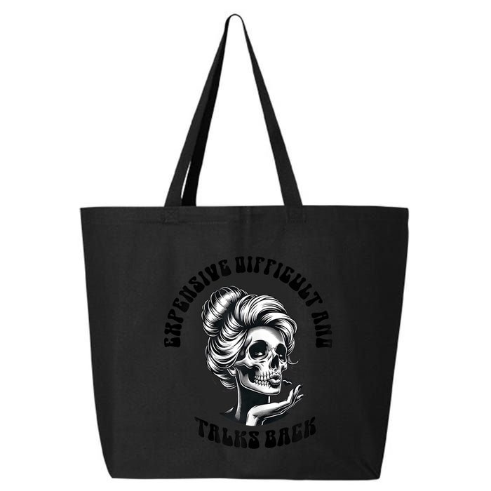 Expensive Difficult And Talks Back Messy Bun Mothers Day 25L Jumbo Tote