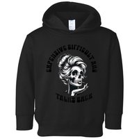 Expensive Difficult And Talks Back Messy Bun Mothers Day Toddler Hoodie